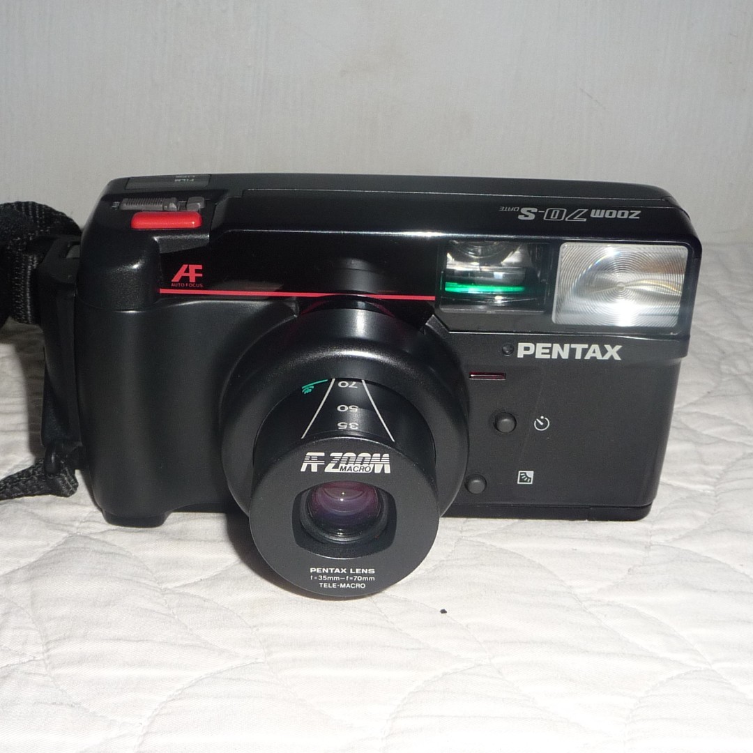 Pentax Zoom 70 S DATE Film Camera (AF Zoom Macro), Photography, Cameras ...