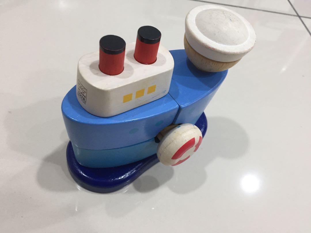 Plan Toys Sorting Boat, Hobbies & Toys, Toys & Games on Carousell