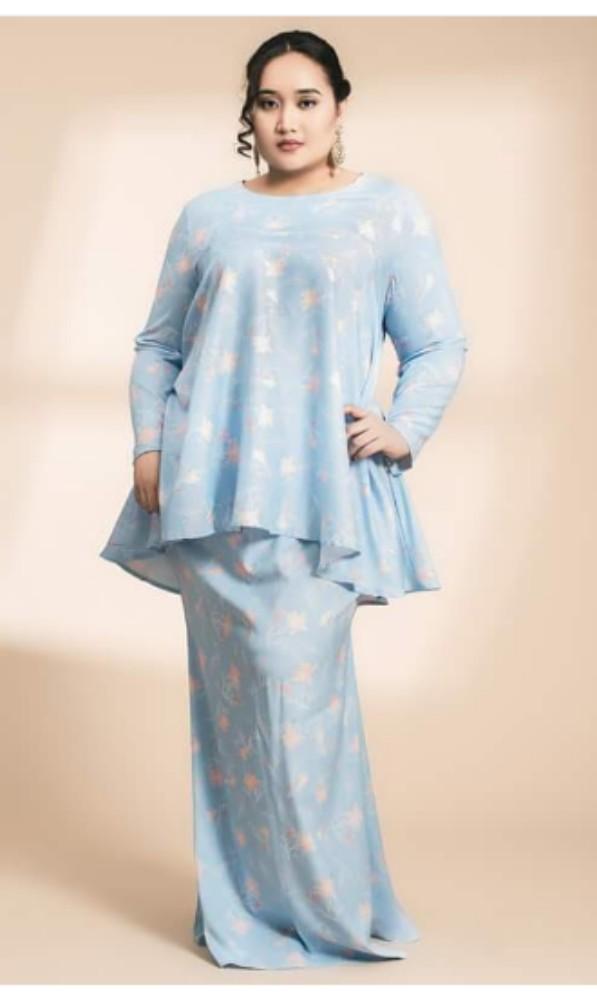 Plus Size Misclaire Baju Kurung Muslimah Fashion Two Piece On Carousell