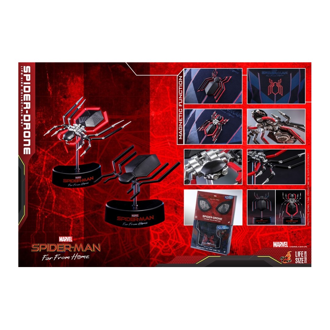 Po Hot Toys Life Size Lms011 Spider Man Far From Home Spider Drone Toys Games Bricks Figurines On Carousell