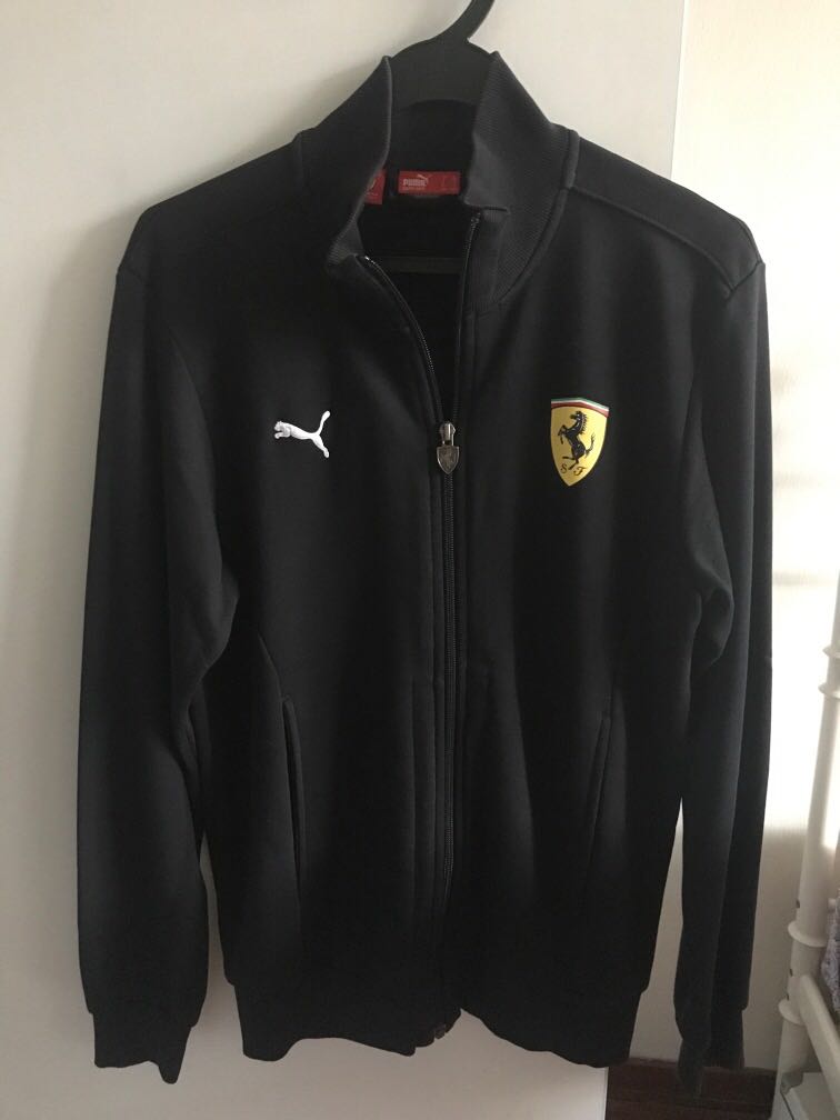 Puma ferrari jackets black on sale
