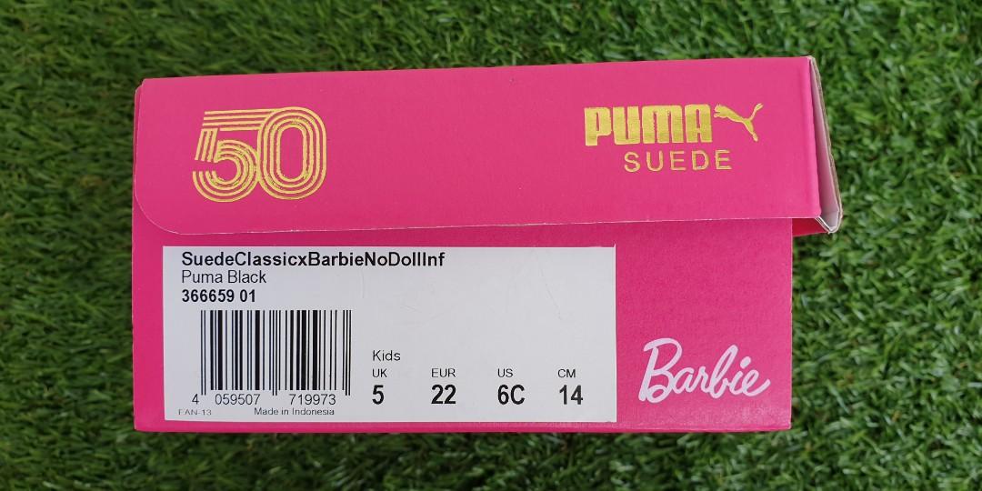 Kids Puma Suede 50 Anniversary Barbie Doll Babies Kids Babies