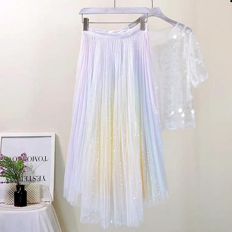 Rainbow Tulle Skirt Wedding Actual Day Sisters Gatecrash Dress