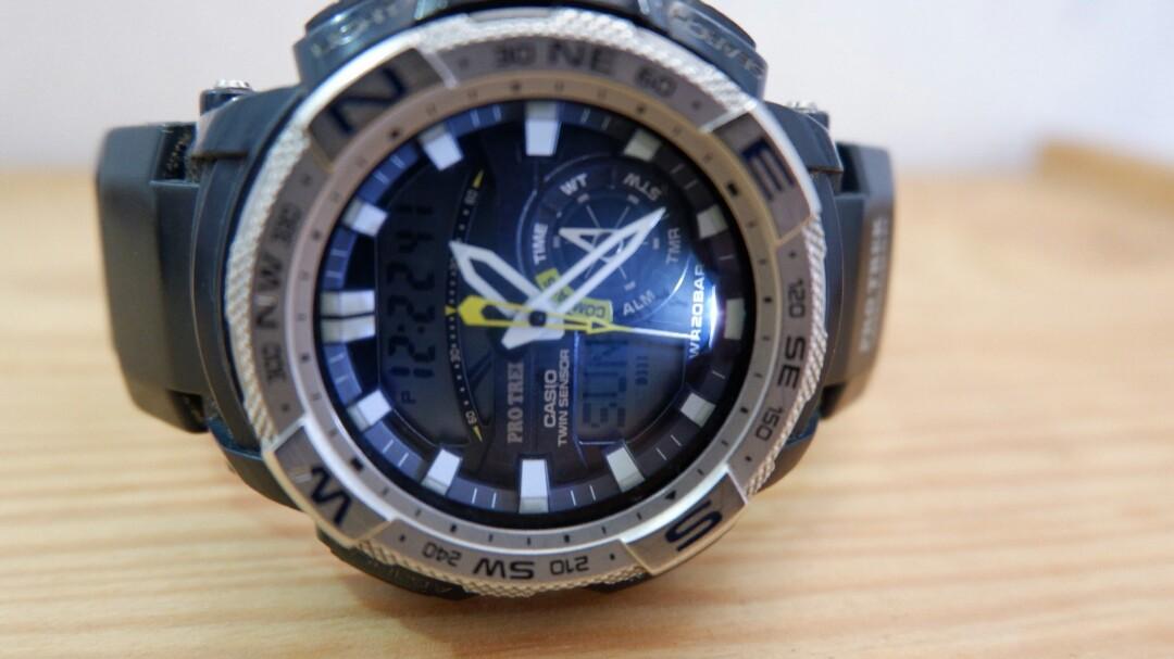 RM350 Casio Protrek PRG 280 2 Twin Sensor Blue Resin Original