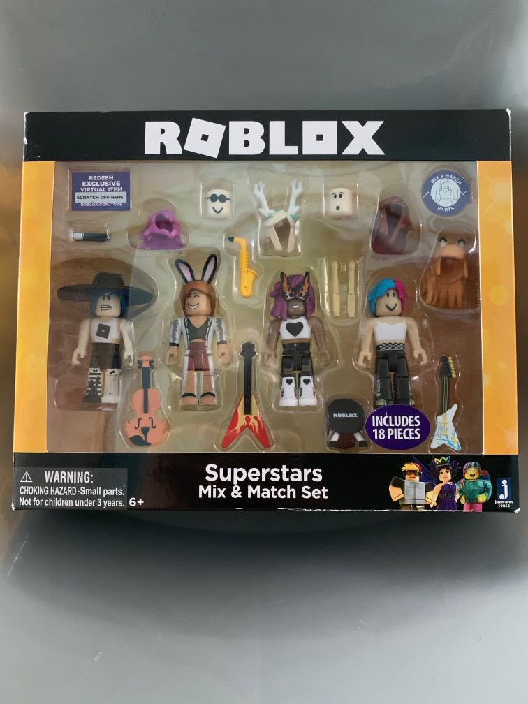 Roblox Superstars Mix Match Set Toy Gift - roblox runway model toys games bricks figurines on