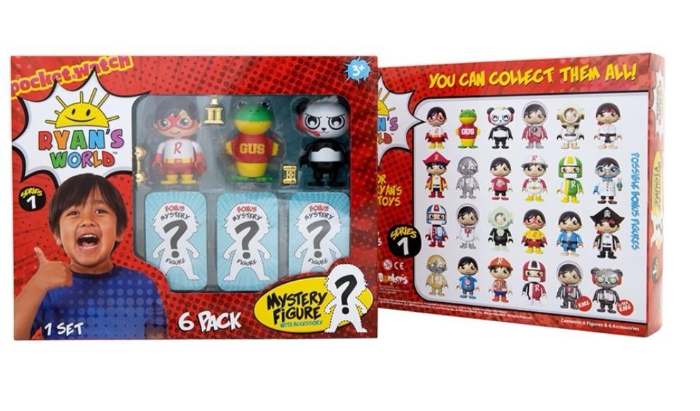 ryan's world 6 pack figures