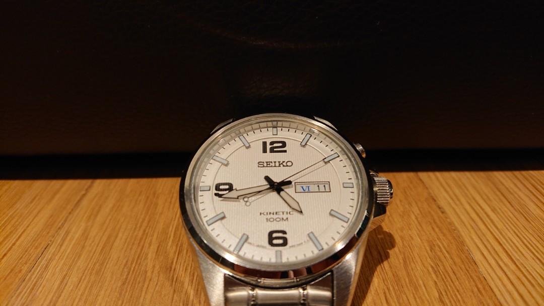 Seiko Kinetic Watch 5M83, Luxury, Watches on Carousell