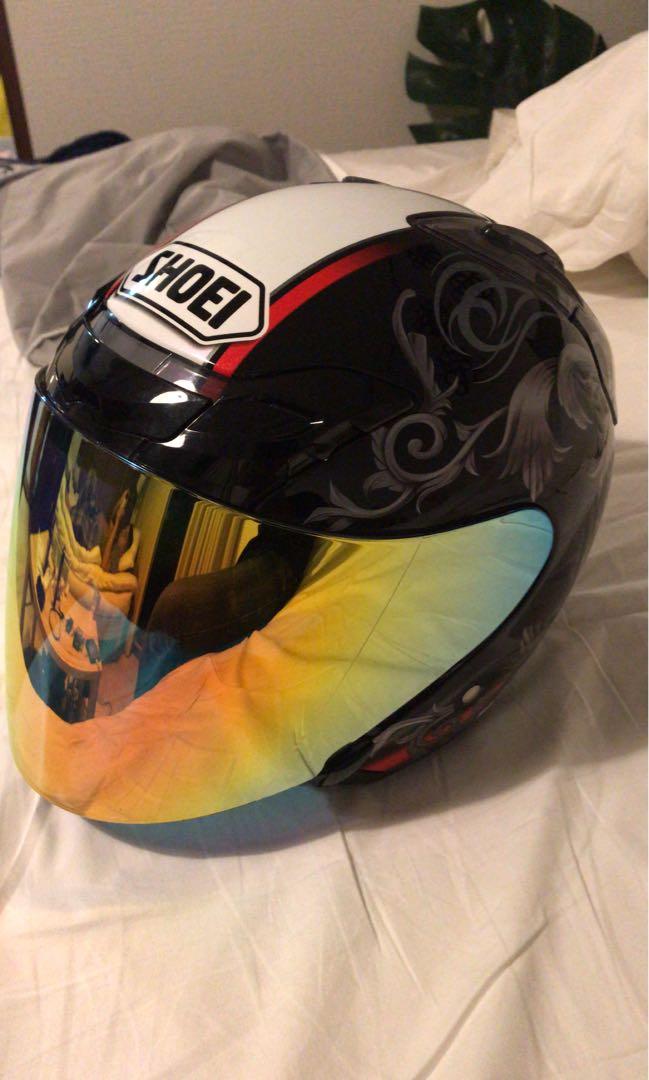 Shoei Jforce 3 Brave M, Motorcycles, Motorcycle Apparel on Carousell
