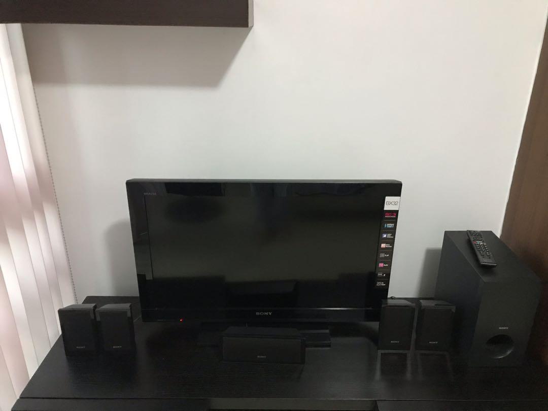 sony tv with sound system
