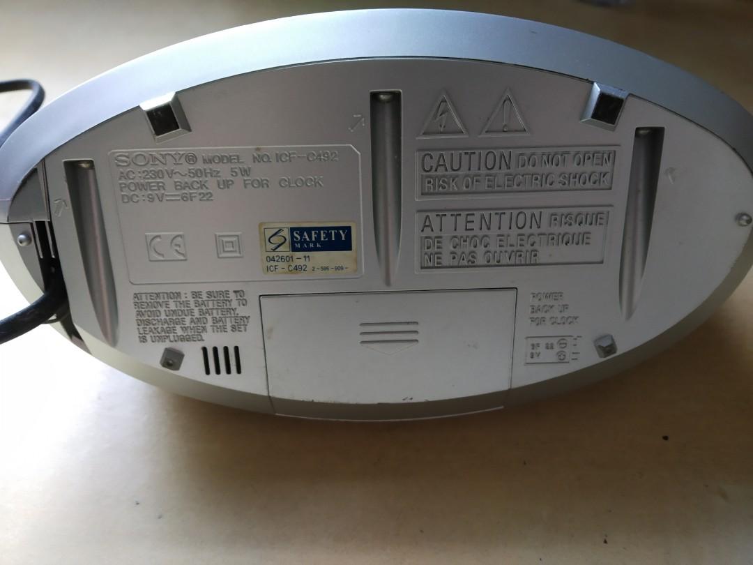 Sony Clock Radio, Audio, Soundbars, Speakers & Amplifiers on Carousell