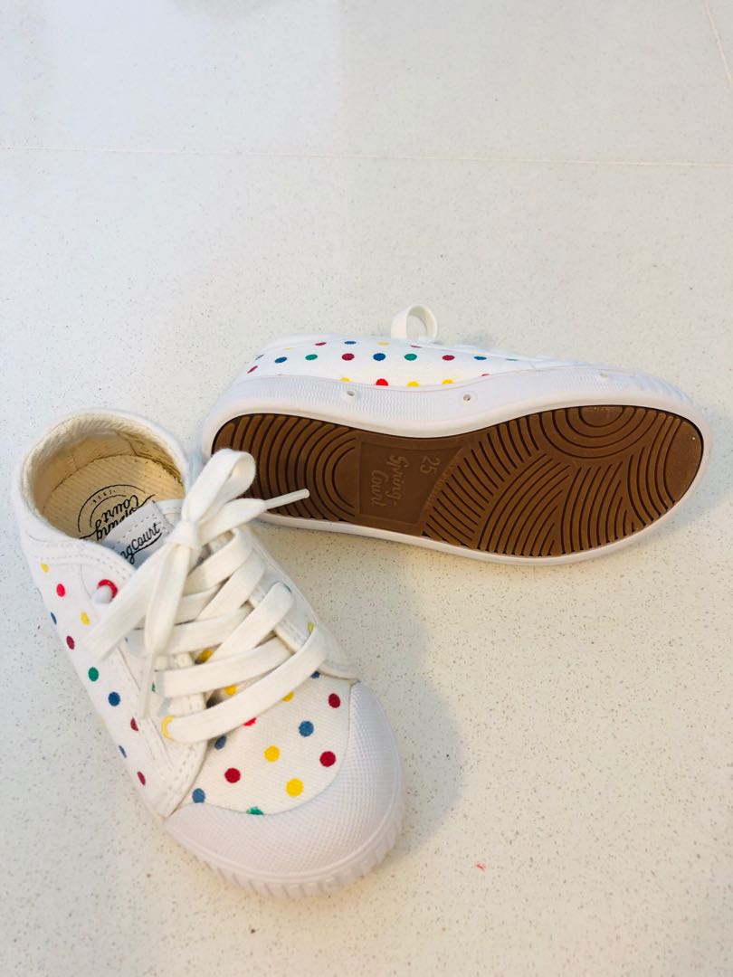 Spring Court white canvas sneakers 