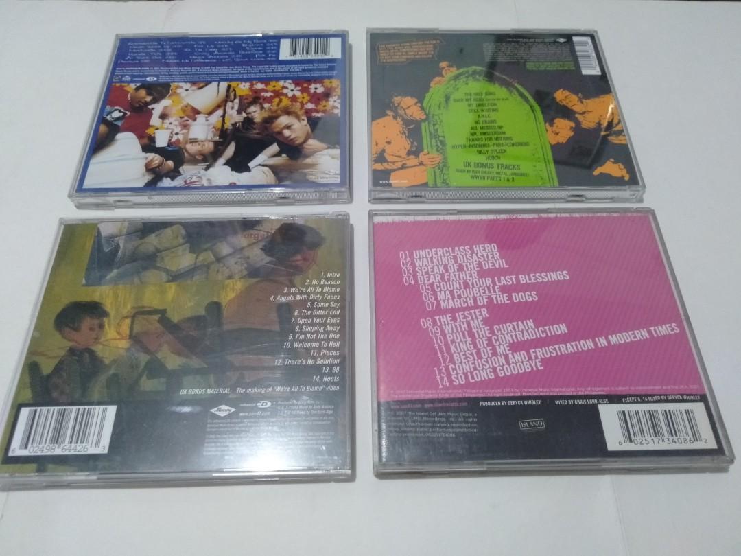 Lot Sum 41 - X4 Studio Album Audio CD (Category: CDs & DVDs) located in Las Pinas. Submitted by cobieshop (Listing ID 242470729, Image 2). Description: Sum 41- 4 Studio Album 1. All Killer No Filler 2. Does This Look Infected? (SOLD) 3. Chuck 4. Underclass Hero For Inquiry, please call or text 0912-1183504.