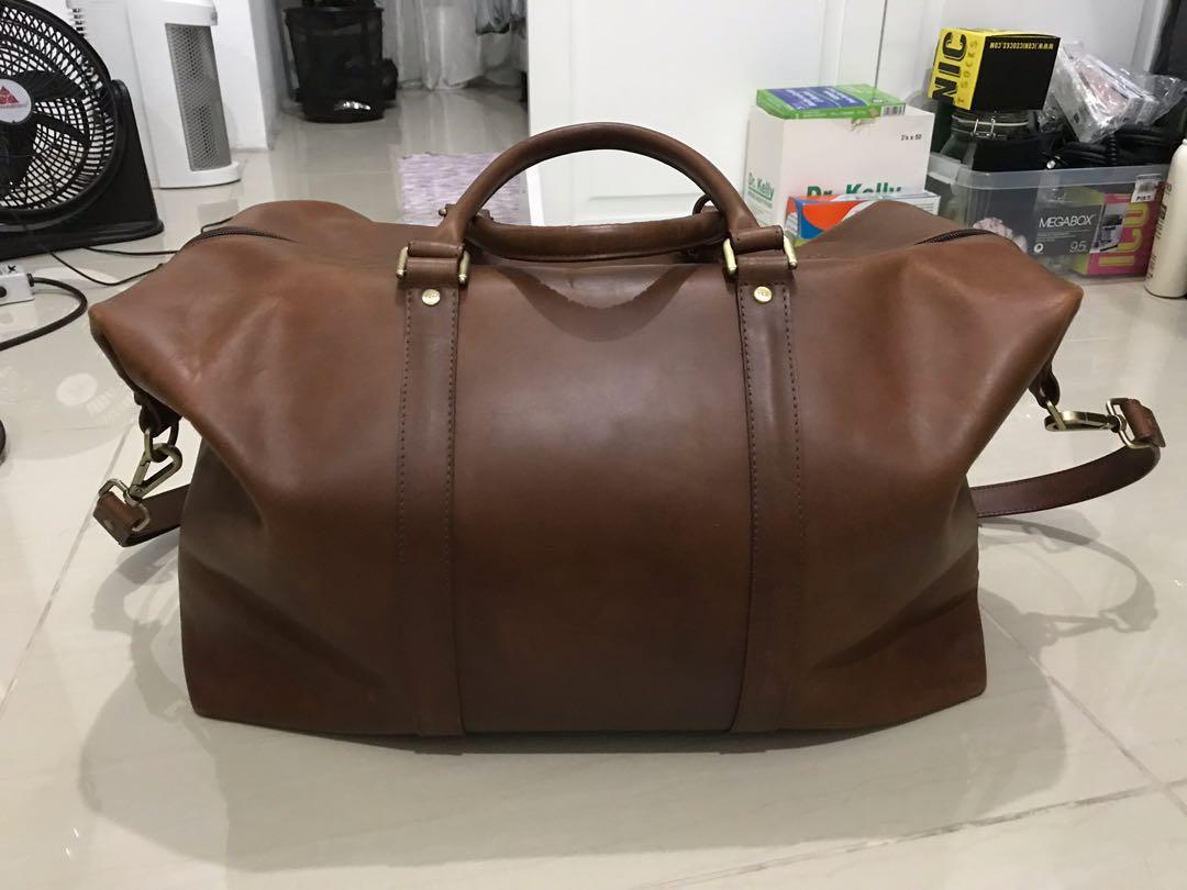Leather duffle bag philippines clearance