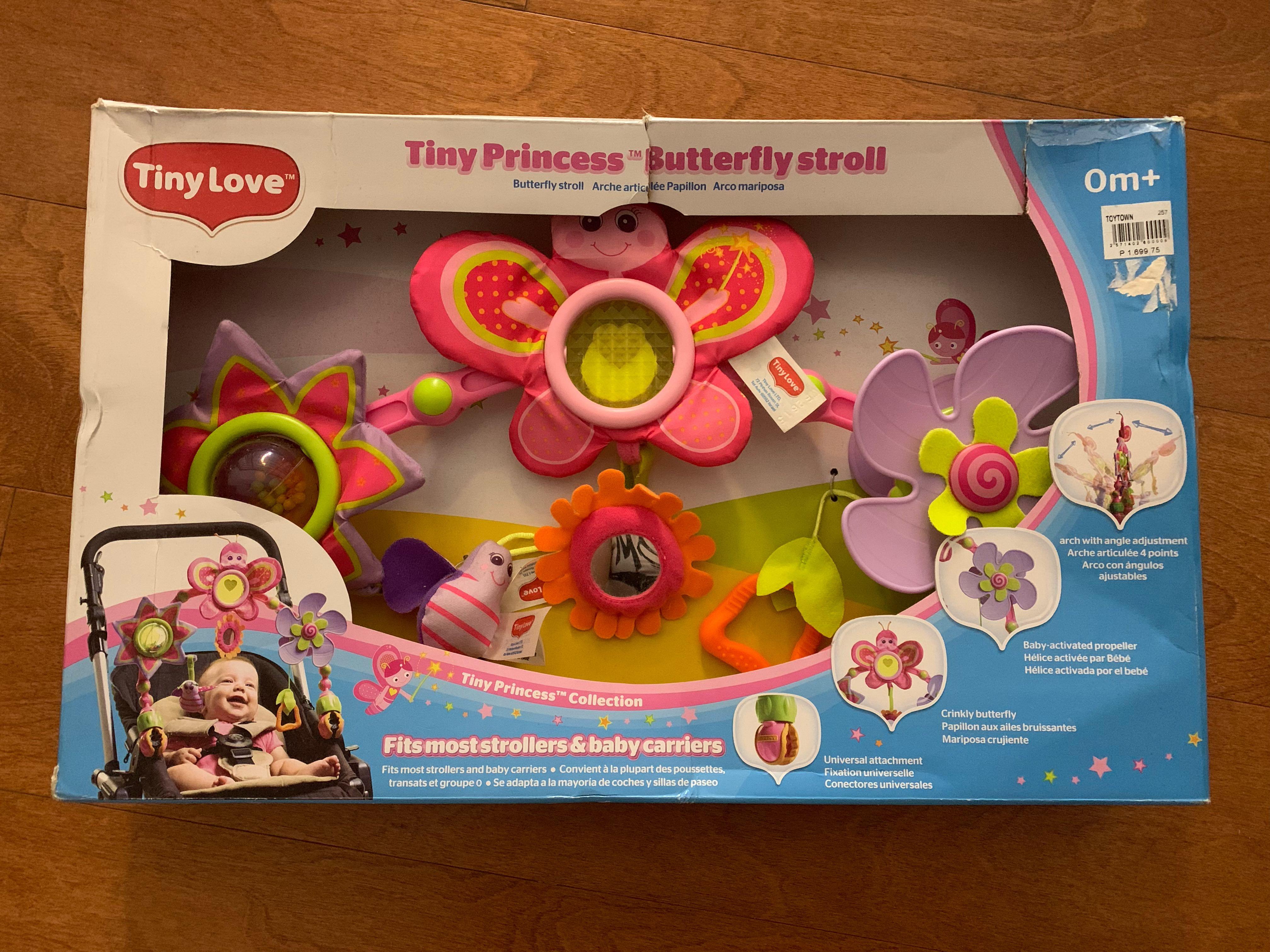 Tiny Love Arche Articulee Butterfly Stroll Jouets Pour Poussettes Jouets D Eveil Psicologoentarragona Es