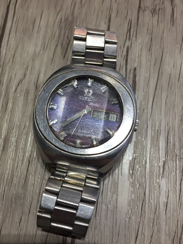 Montre Automatique Titus Matic Pentestar Vintage - Rare Et élégante Pour Homme