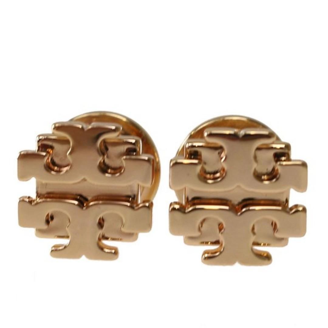Tory burch small t logo stud earrings best sale