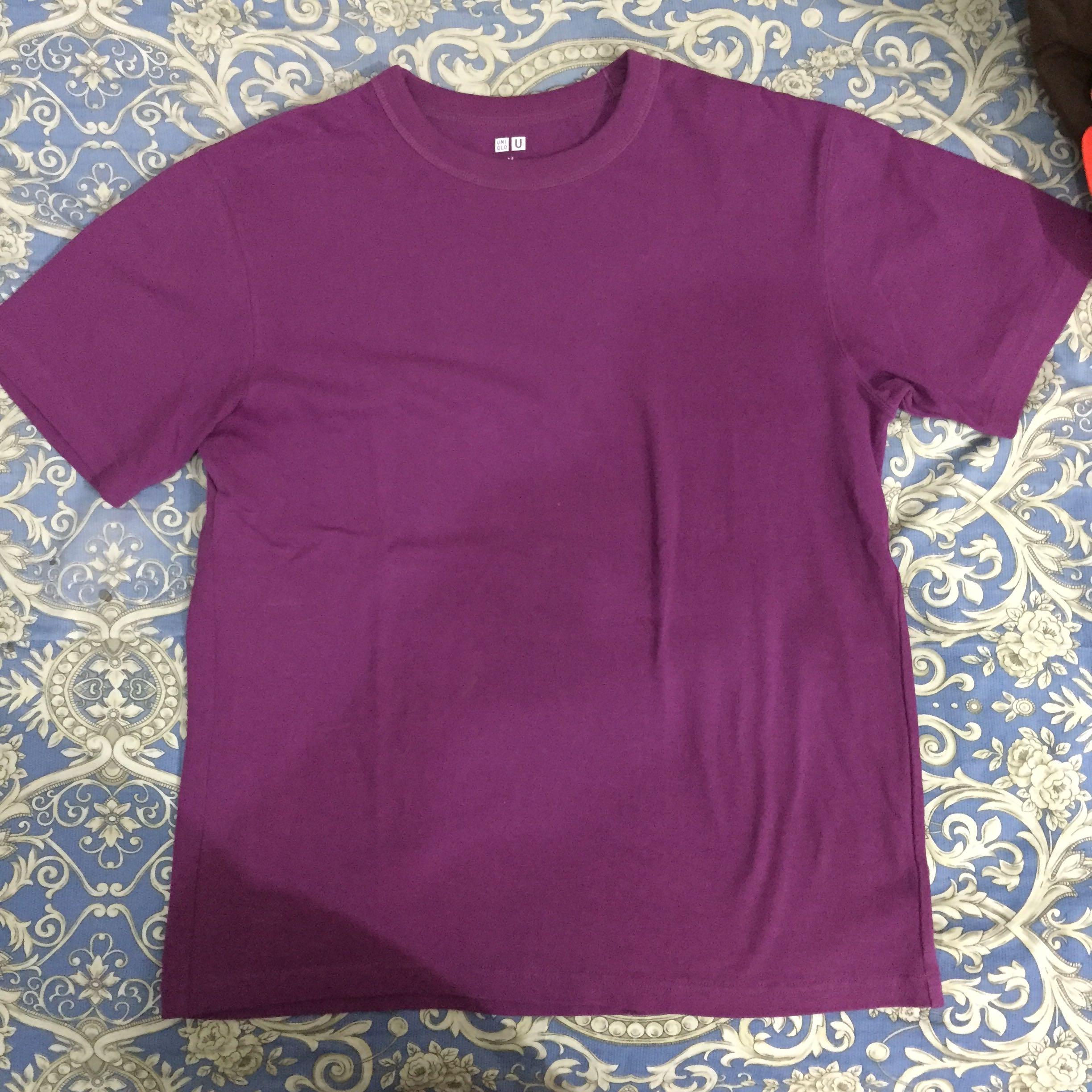 purple sleeve shirt