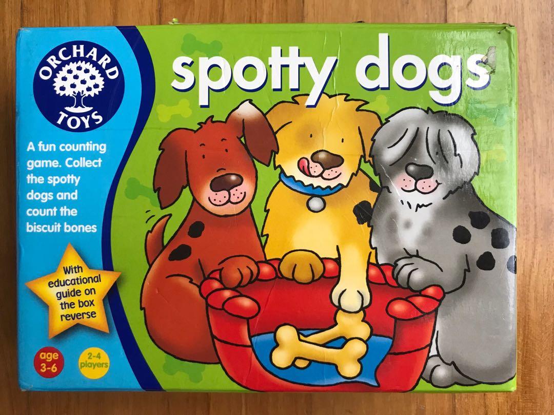 3-6 Years Fun Number and Counting Game Orchard Toys Spotty Dogs