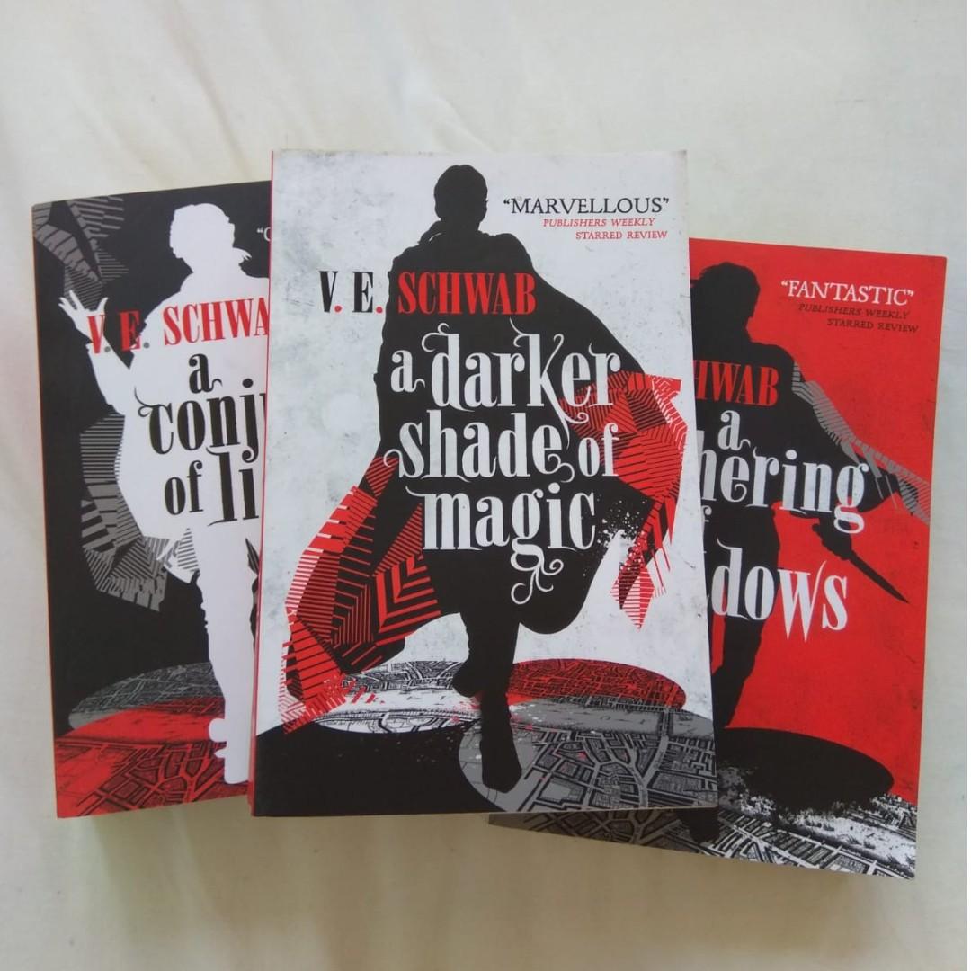 V E Schwab S Shades Of Magic Trilogy Books Stationery Fiction On Carousell