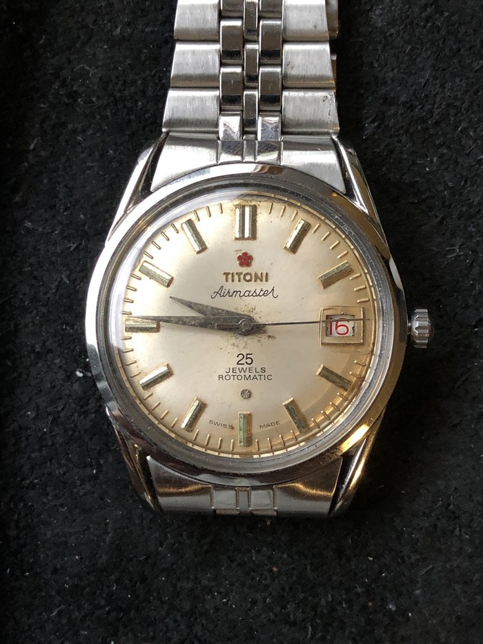 Vintage Titoni Airmaster 25 Jewels Rotomatic All Ori