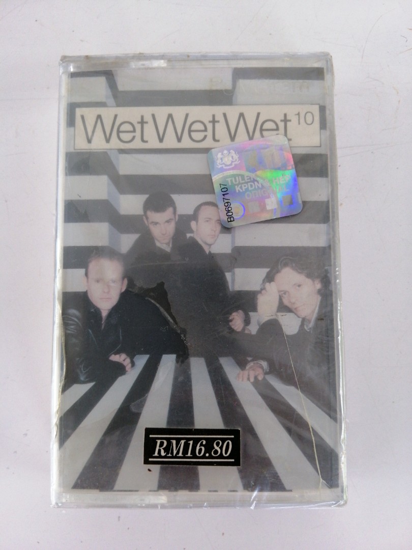 Wet Wet Wet Cassette 10 Brand New But Broken Casing, Hobbies & Toys, Music & Media, CDs & DVDs