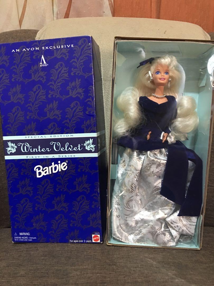 winter velvet barbie first in a series