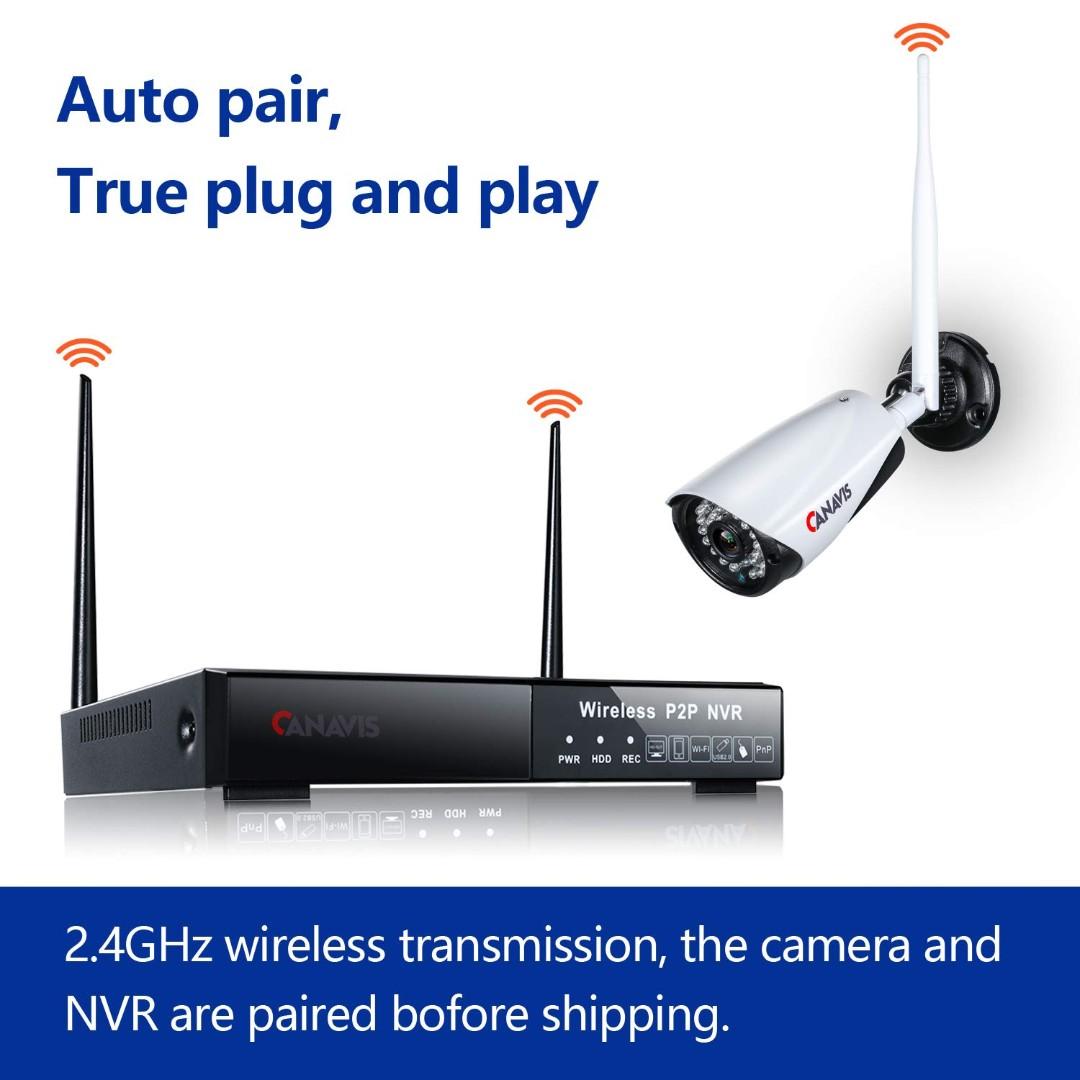 4 security cameras wireless