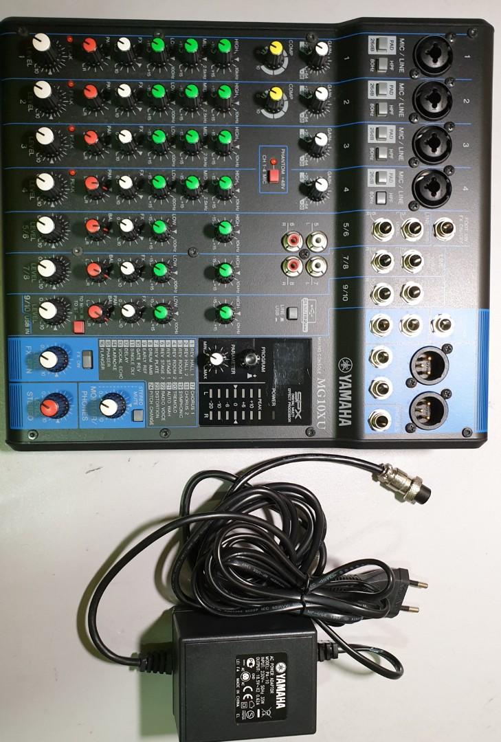 Yamaha Mg10xu 10 Channel Analog Mixer And Effects Music Media Music Instruments On Carousell