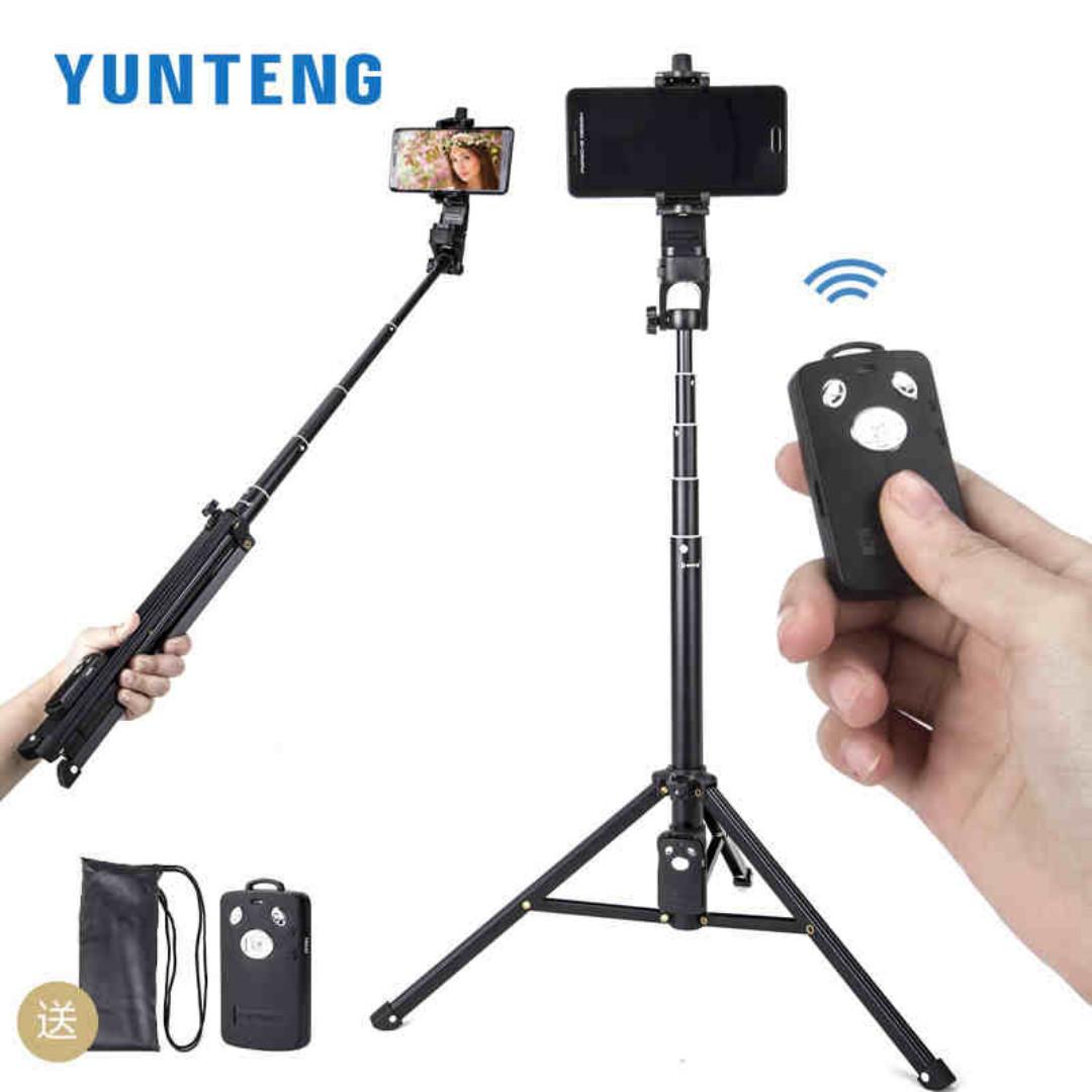 Yunten 16 3in1 Bluetooth Remote Shutter Handle Selfie Stick Mini Table Tripod For Ios Android Iphone Samsung Smartphone Gopro Photography Camera Accessories Others On Carousell