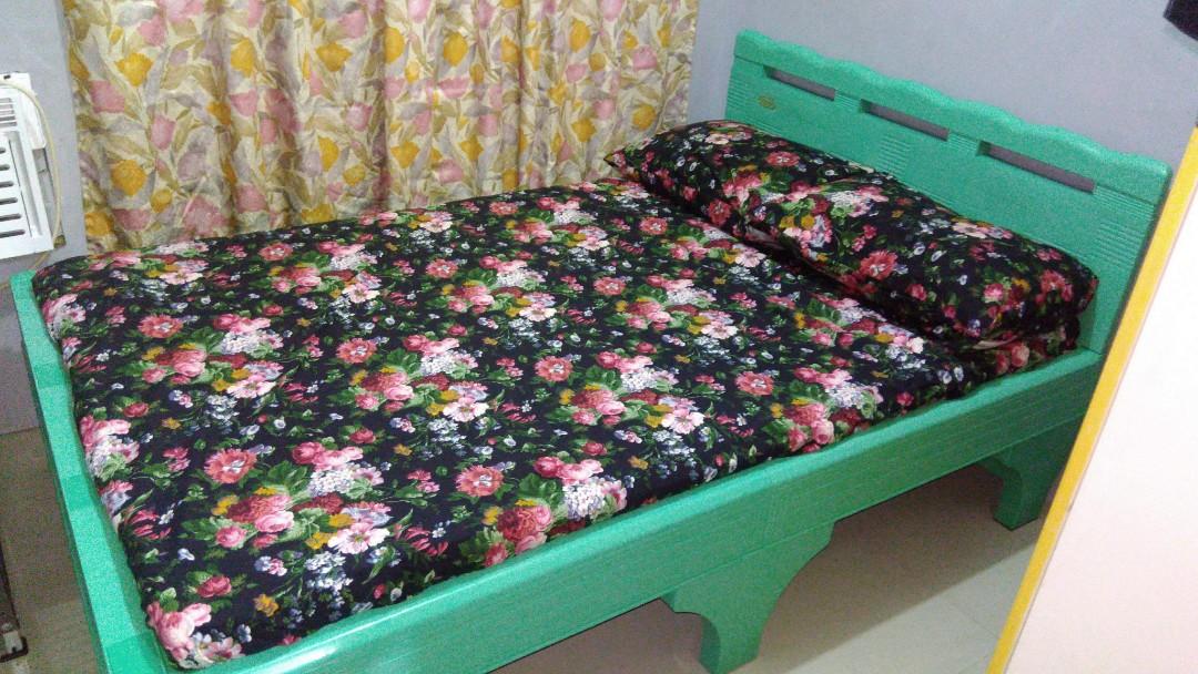 Zooey SemiDouble Bedframe, Furniture & Home Living, Furniture, Bed