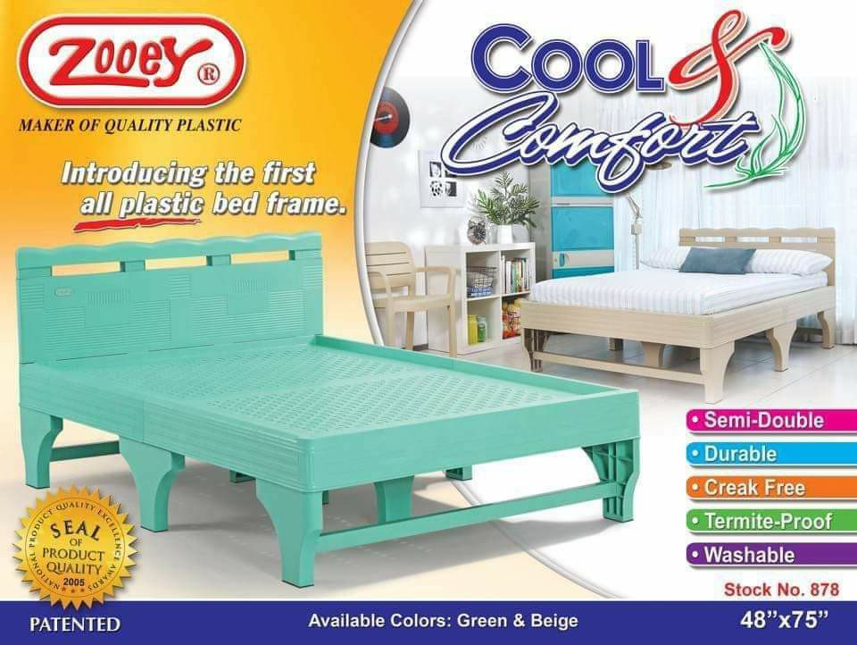 Zooey SemiDouble Bedframe, Furniture & Home Living, Furniture, Bed