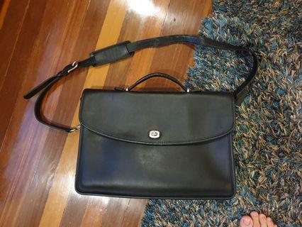 COACH authentic leather briefcase