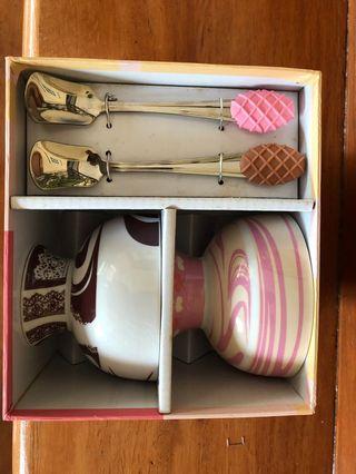 Dessert Spoon Set and Gelato Cup Set