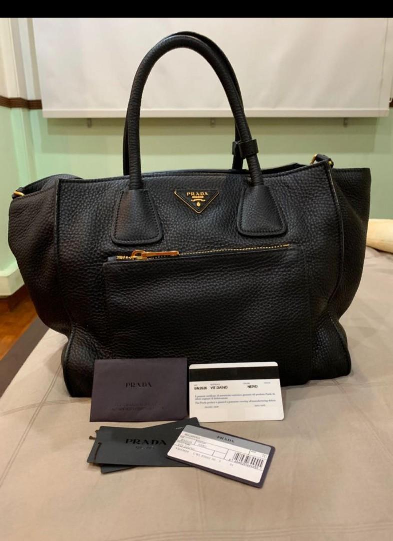 prada vitello daino shoulder bag