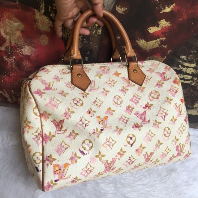 LOUIS VUITTON LIMITED EDITION WATERCOLOR SPEEDY 30