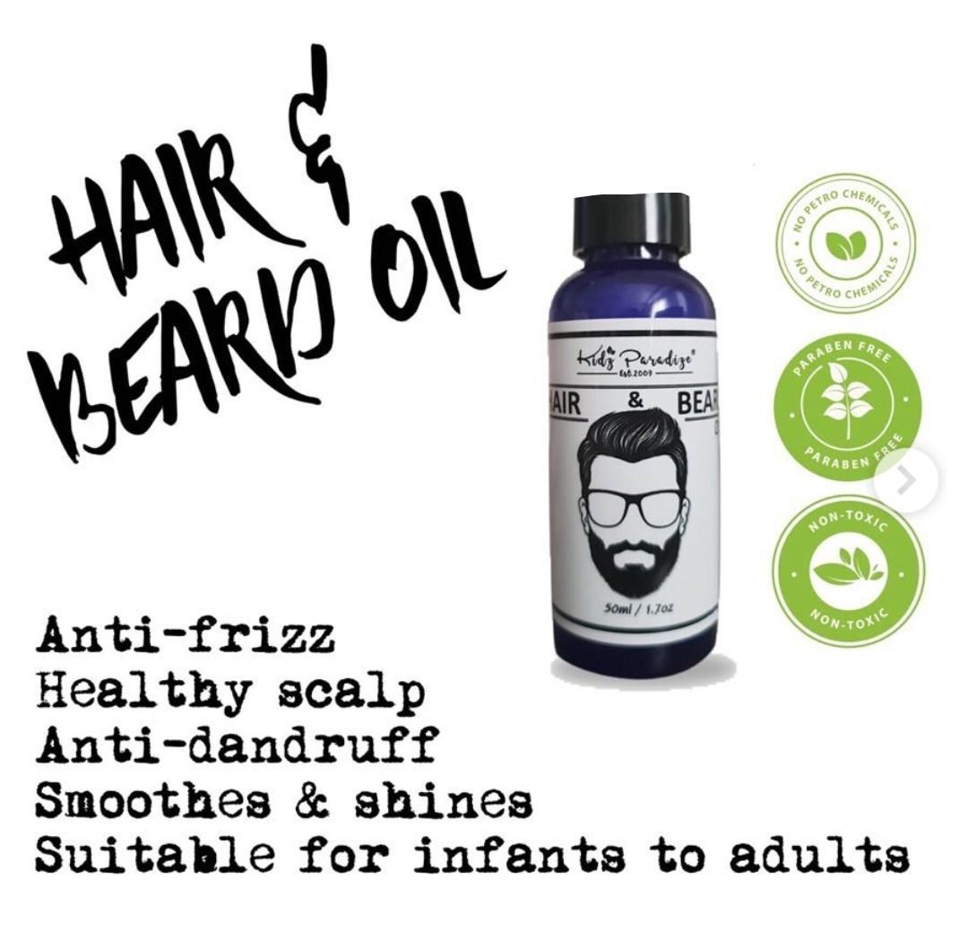 100 Organic Hair Beard Oil Helps In Hair Growth From Baby To