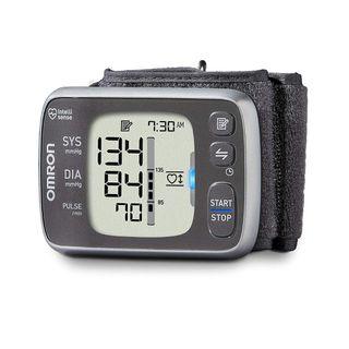 Omron 7 Series BP654 Wireless Wrist Blood Pressure Monitor; 100-Reading Memory with Heart Zone Guidance - Bluetooth® Works with Alexa