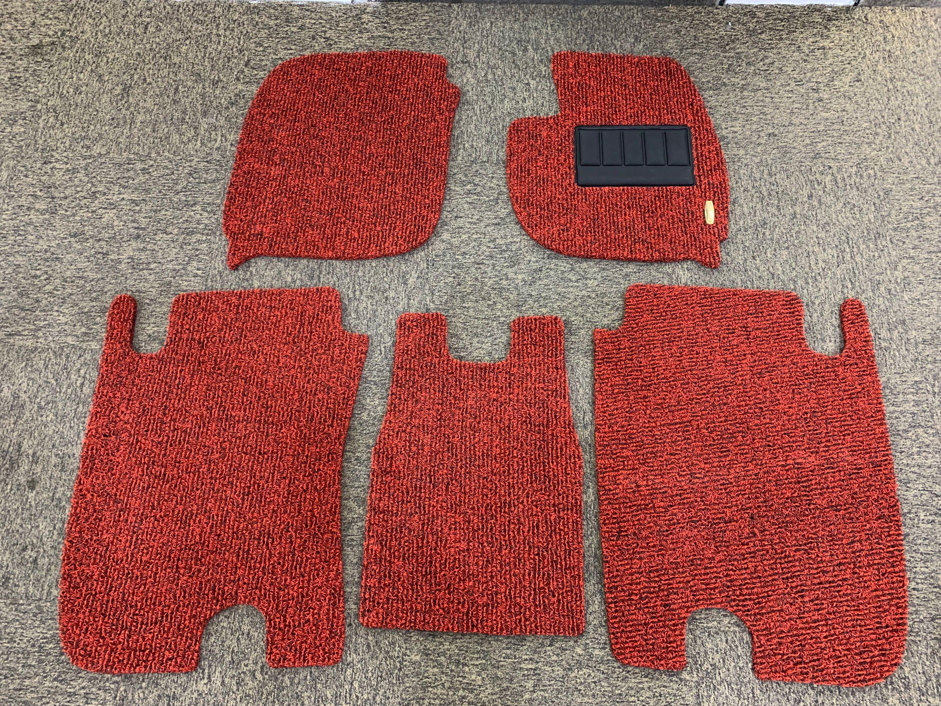 2019 Honda Vezel Customized Fitted Car Floor Mat Black Red Two