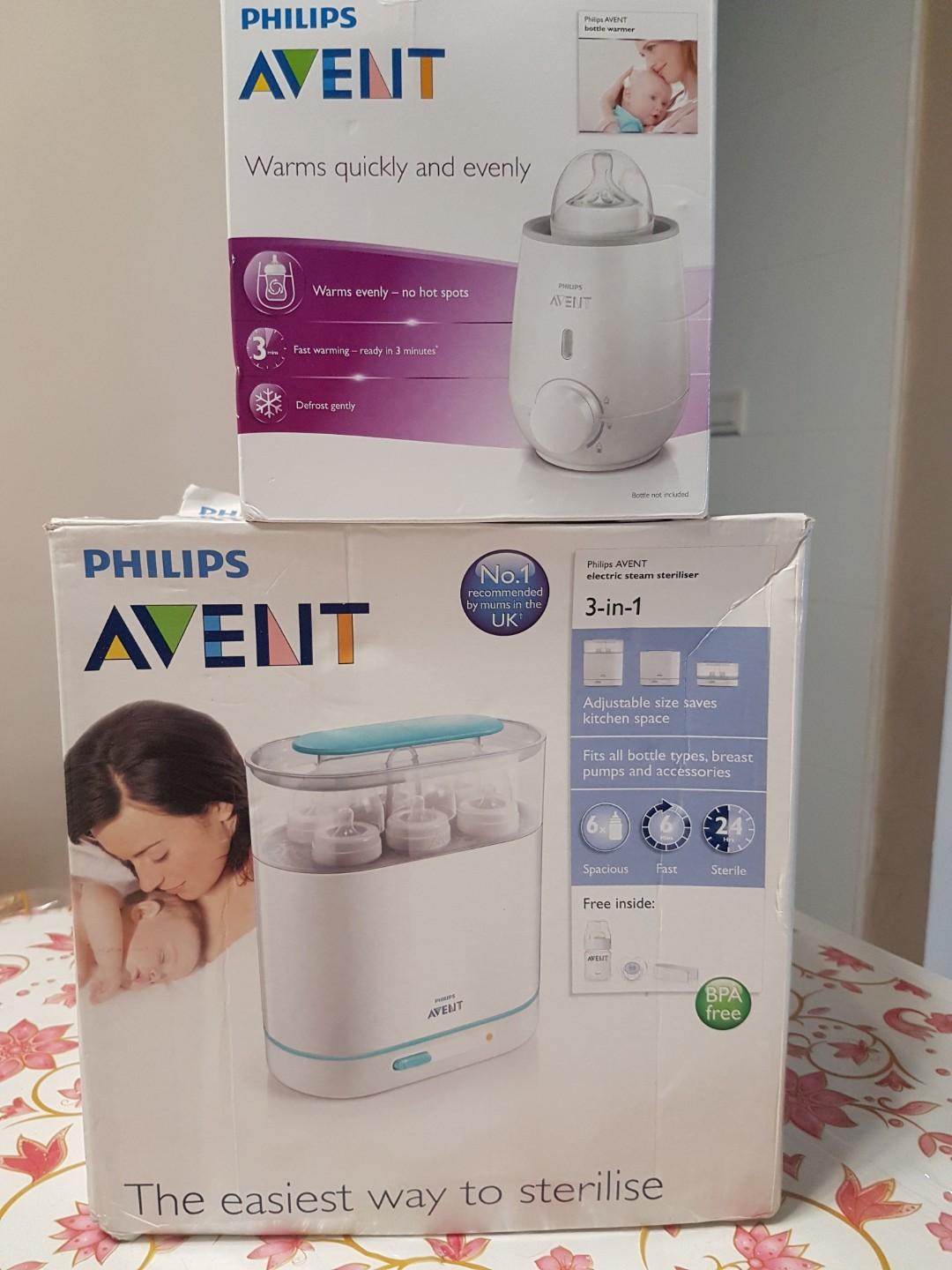 steriliser and bottle warmer