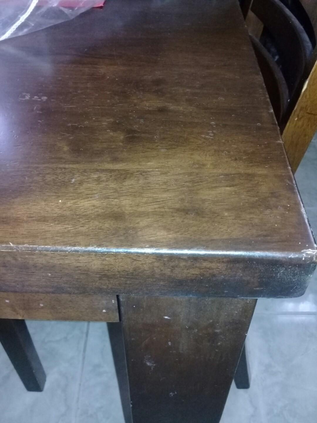 6 seater dining set malaysian teak wood, Furniture & Home Living