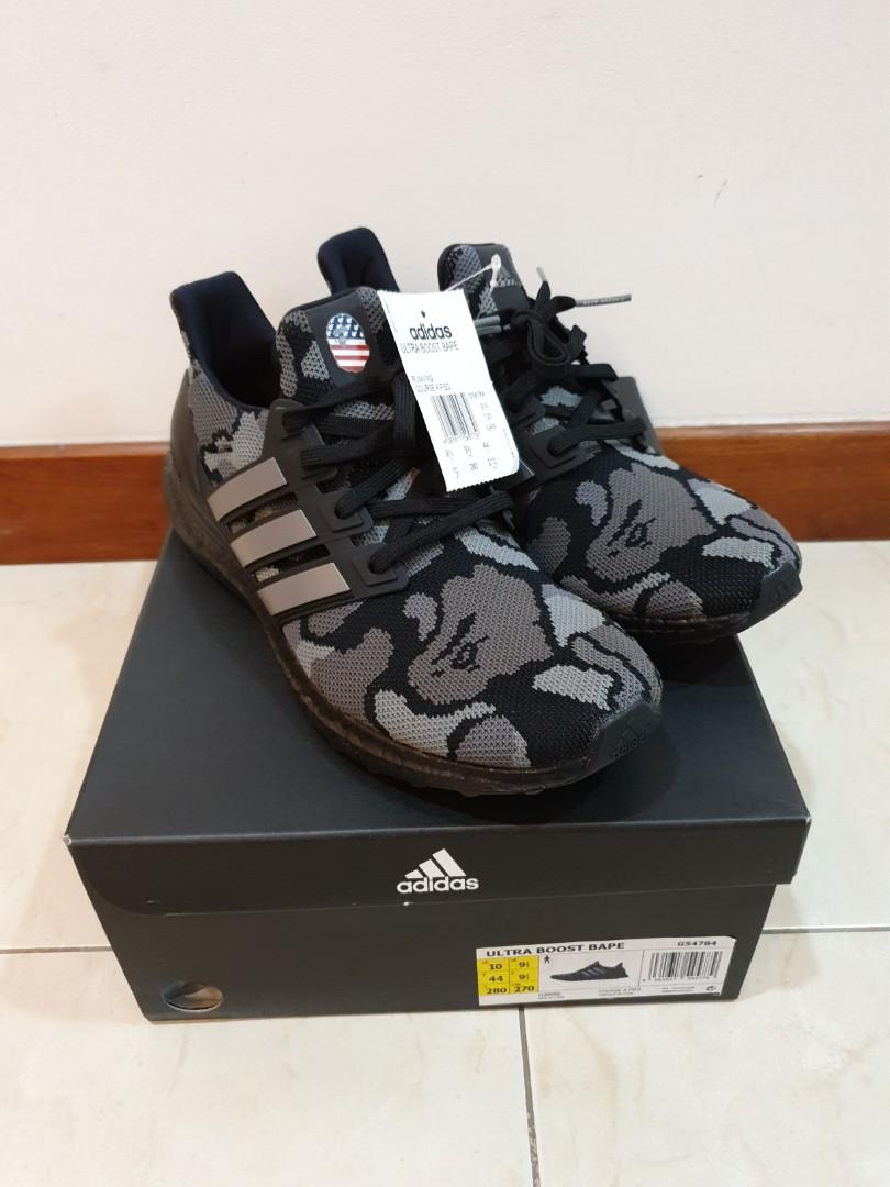 bape ultra boost black