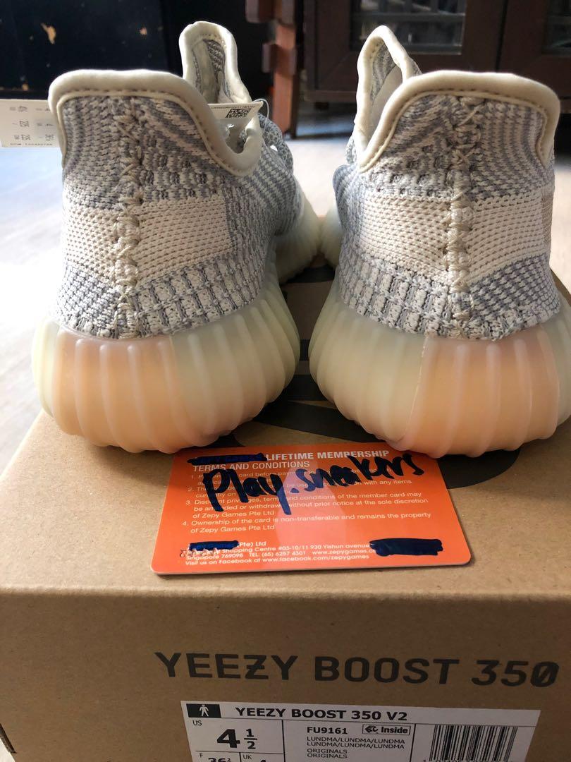 Adidas Yeezy Boost 350 v2 Lundmark US4.5 Men s Fashion Footwear Sneakers on Carousell