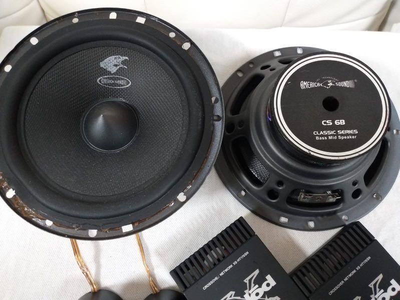 America Sound Cs 6b And Sony Tweeter Crossover Components Speaker 6 5 Car Radio And Audio System Car Accessories Accessories On Carousell