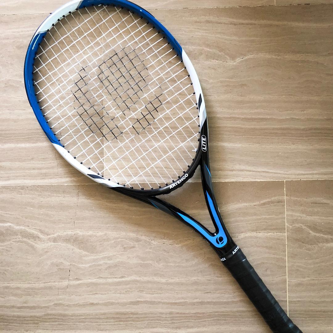 Decathlon tennis racket, Artengo TR160 Lite Adult Racket, Sports ...