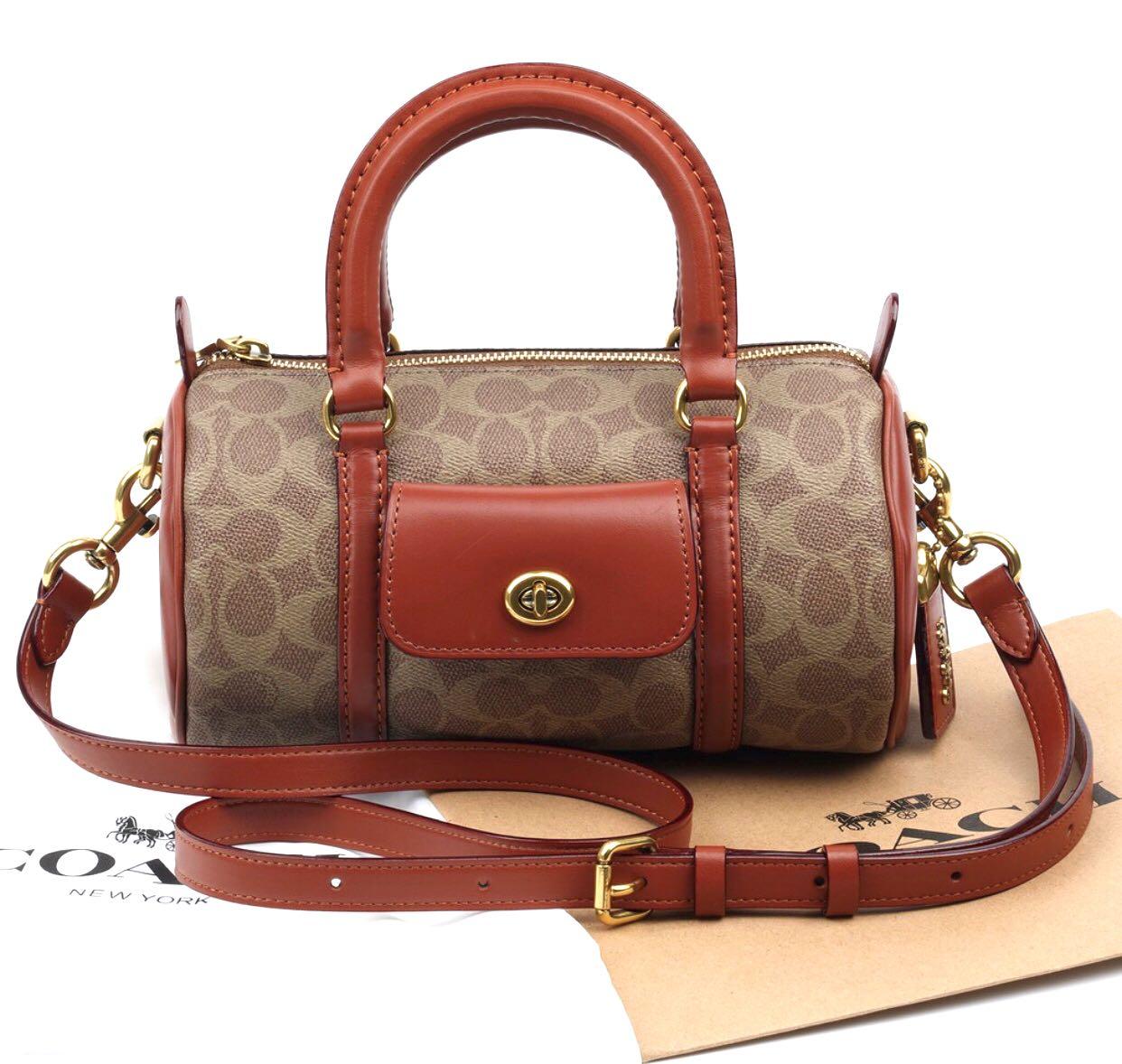 coach barrel bag
