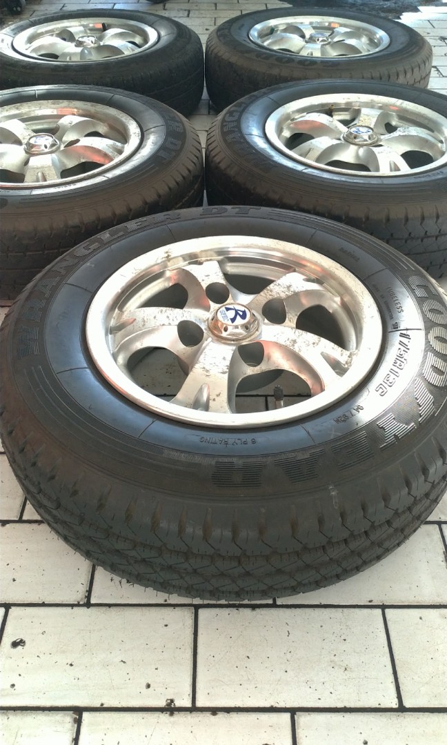 Velg Ban Mobil Goodyear Ring 13 5 Pcs Bekas Mobil Futura Aksesoris Mobil Di Carousell
