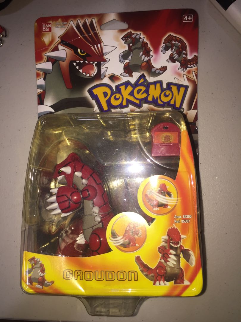 Bandai Pokemon Carded Groudon Action Figure Toys Games Toys On Carousell