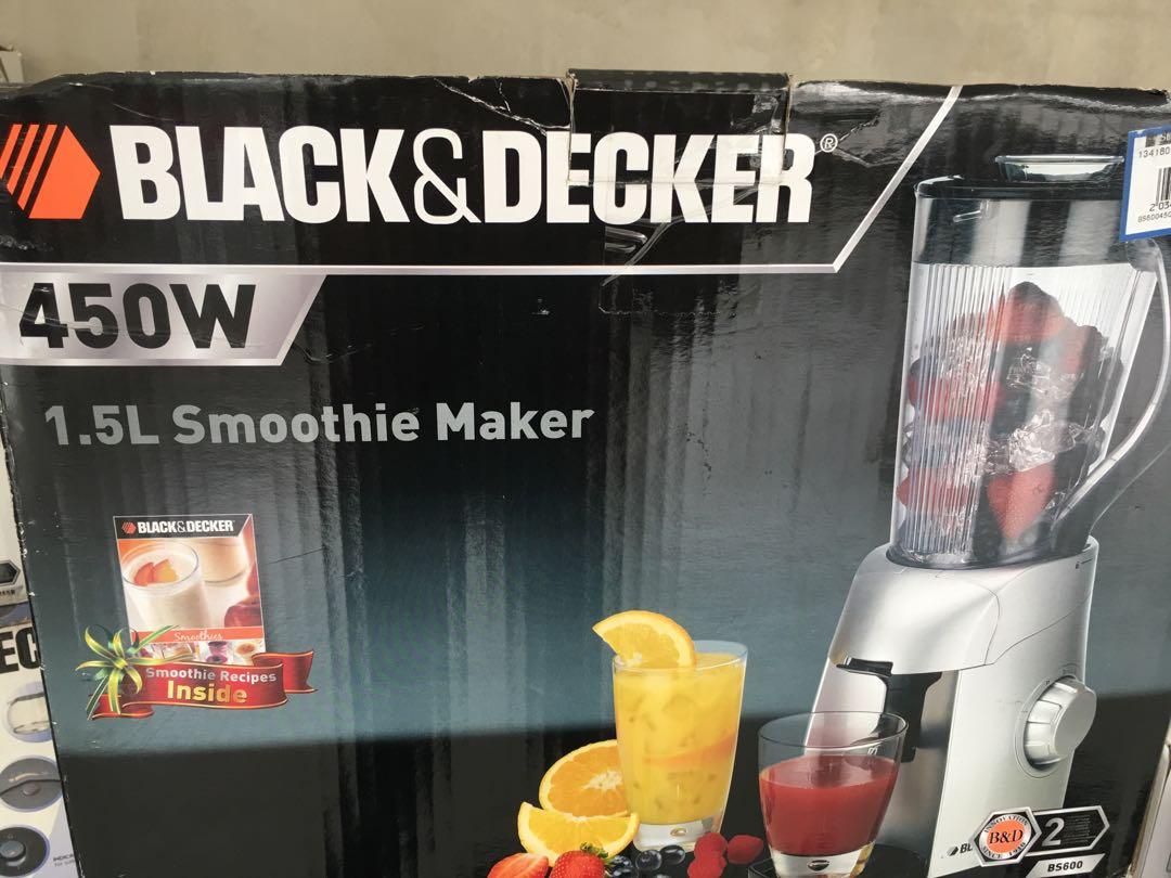 Black and Decker Smoothie Maker and Blender 1.5L - Pinamart