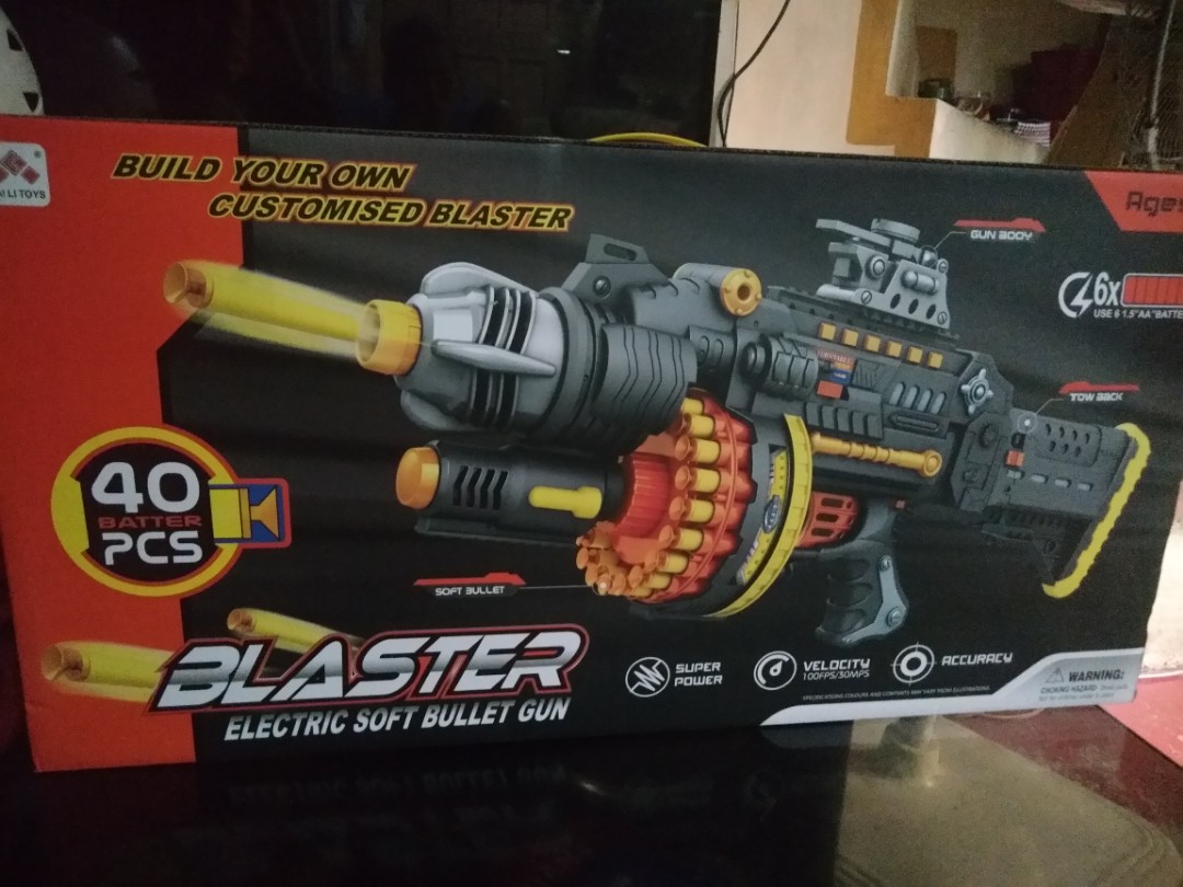 blaster electric soft bullet gun