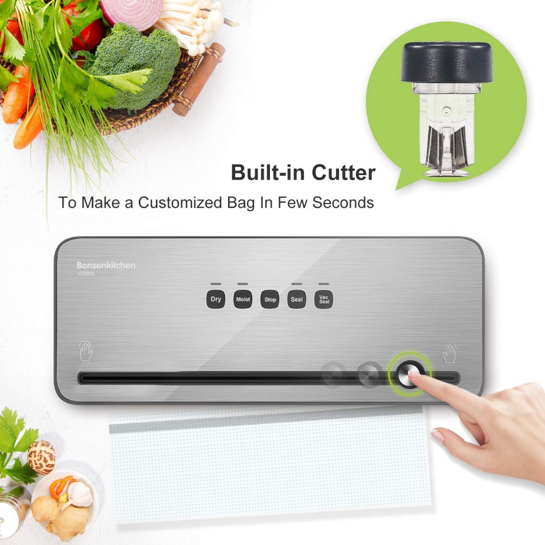 Bonsen Kitchen Vacuum Sealer Home Appliances Kitchenware On Carousell